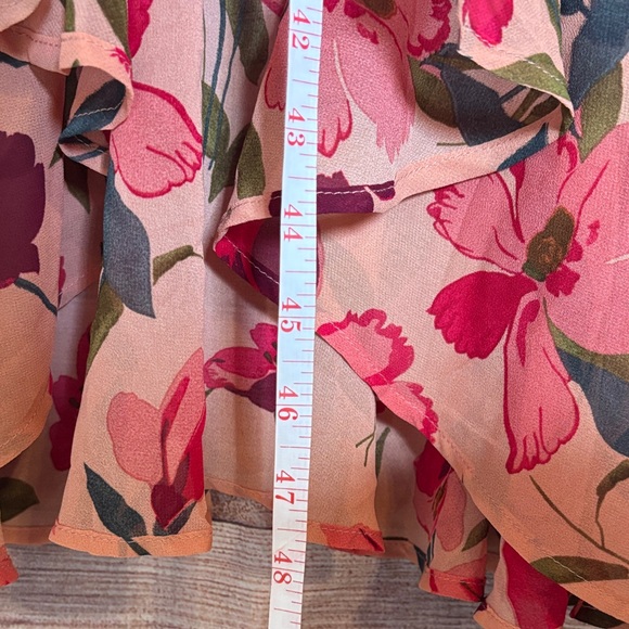 Floral Chiffon Ruffle Dress - Picture 8 of 9